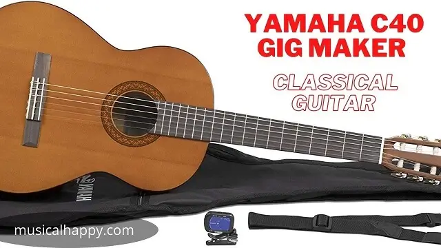 Yamaha C40 Gig Maker Classical Acoustic Guitar Package Review